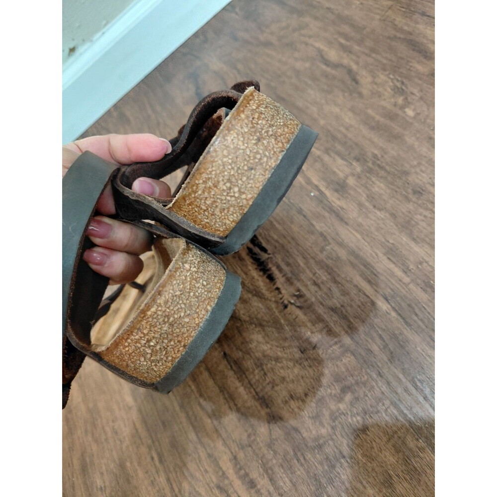Birkenstock Yara Sandals – Oiled Leather, Habana Brown,Women Size 39EU 8US Regul - Picture 8 of 12
